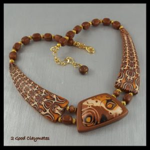 Lizard Tail Collar by Carolyn Good