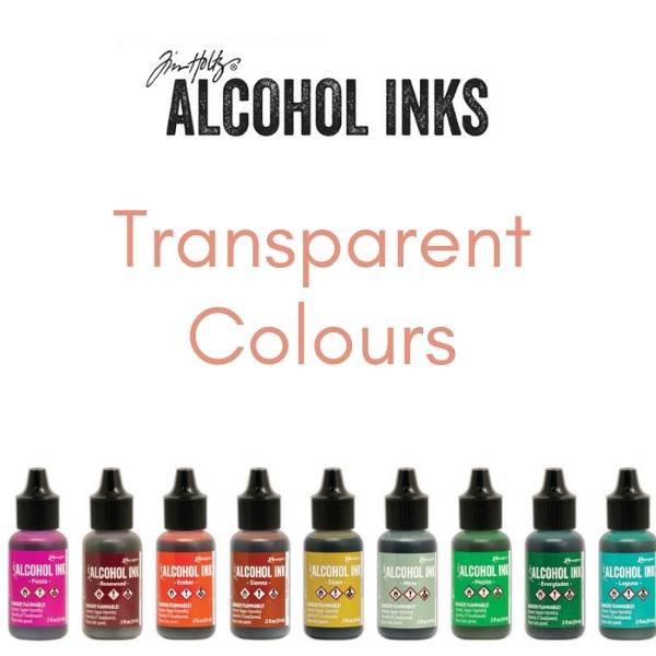 Tim Holtz Alcohol Inks Transparent Colours .5 oz