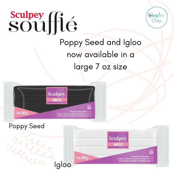 Igloo and Poppy Seed Souffle available in a large 7 oz size