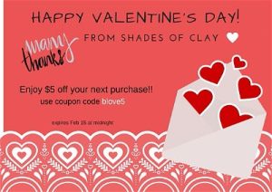 HAPPY VALENTINE'S Day! Save $5.00