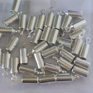 End Cap-Barrel for 3mm Cord