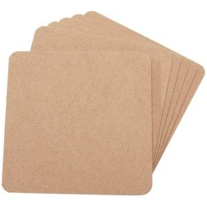 MDF Coasters-4X4 Set of 6