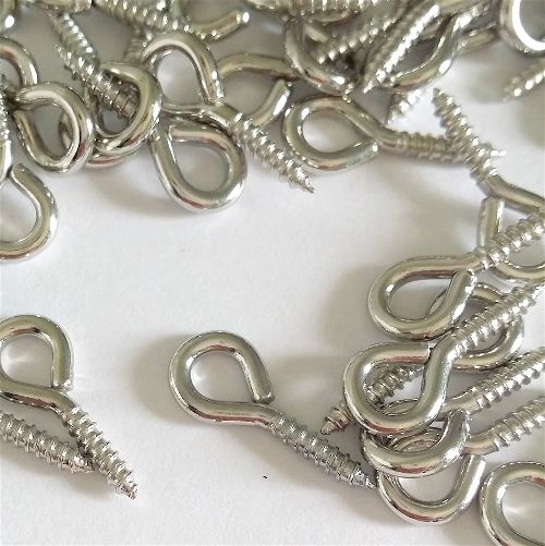 7mm Screw Eyes 20 pack