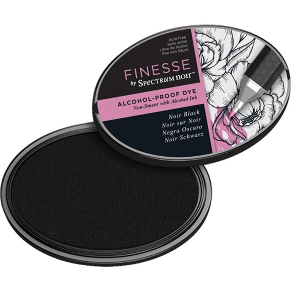 Spectrum Noir Finesse Alcohol Proof Ink Pad -Black