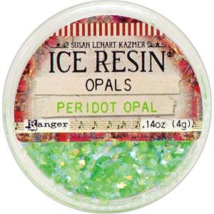 Peridot Ice Resin Opals