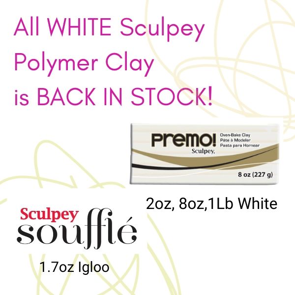 White Premo and Souffle are back in stock