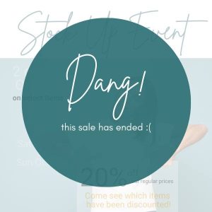 Dang this sale has ended