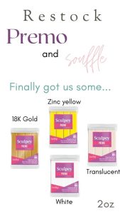 polymer clay restock 